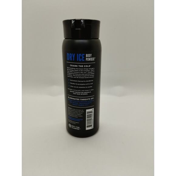 Duke Cannon Dry Ice Body Powder Mens 6OZ with Menthol and Activated Charcoal - Picture 2 of 2